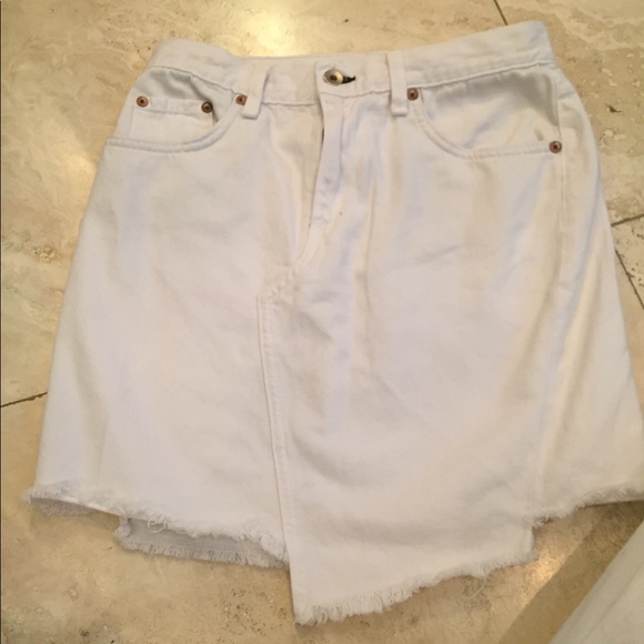 White rag and bone denim skirt - Picture 4 of 4